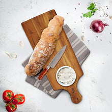 Load image into Gallery viewer, AIDEA Wood Cutting Board with Handle, Cheese Board Chartuterie Board for Kitchen, Party
