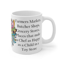 Load image into Gallery viewer, Ways to make a Chef Happy White Ceramic Mug